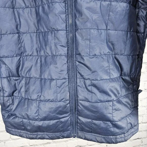 Patagonia Blue PrimaLoft Full Zip Insulated Zip Pockets Puffer Jacket Kids 10 M - Picture 9 of 16